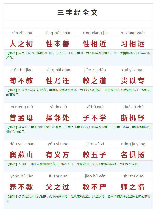 三字经